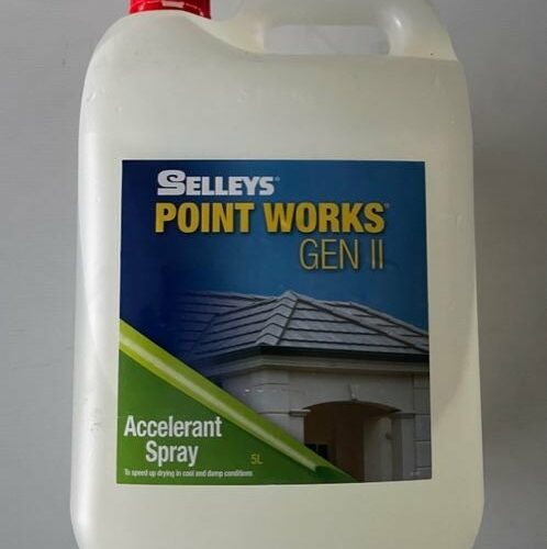Selleys Point Works Accelerant Spray – 5L